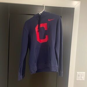 Cleveland Indians / Guardians Block C Nike navy Medium hoodie